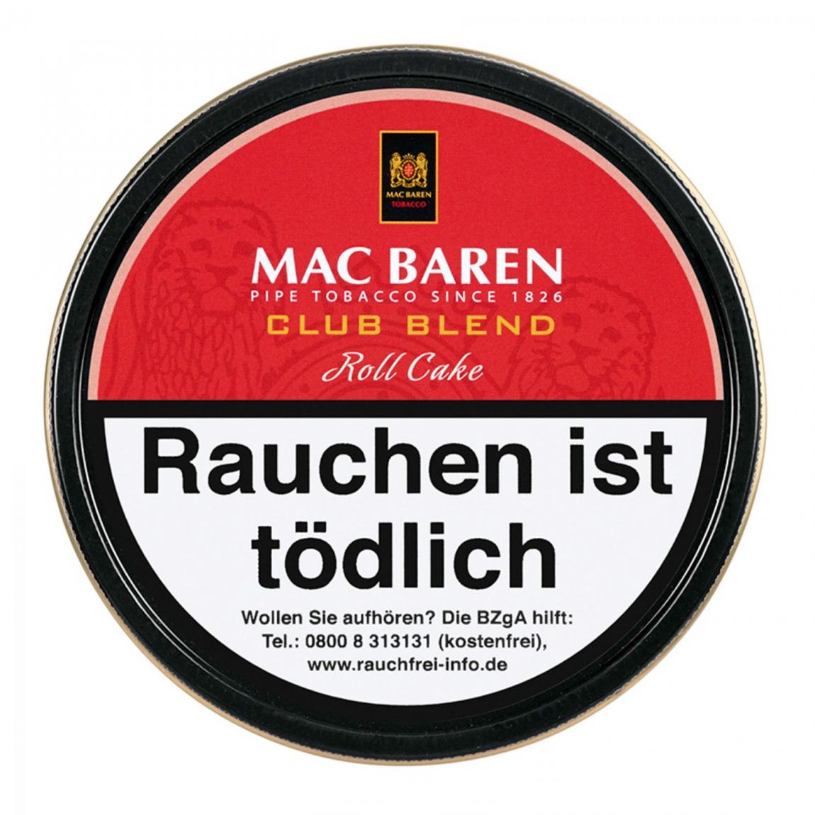 Mac Baren »Club Blend« Roll Cake