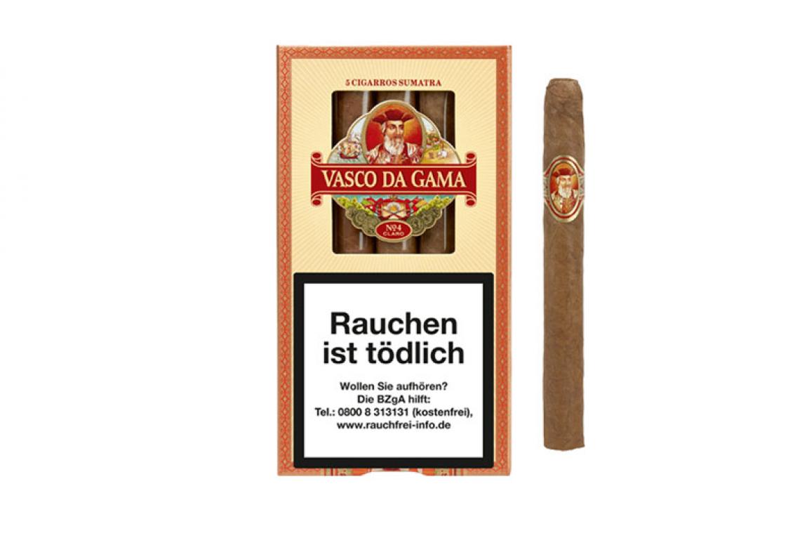 VASCO DA GAMA No. 4 Cigarros Sumatra 5er Schachtel