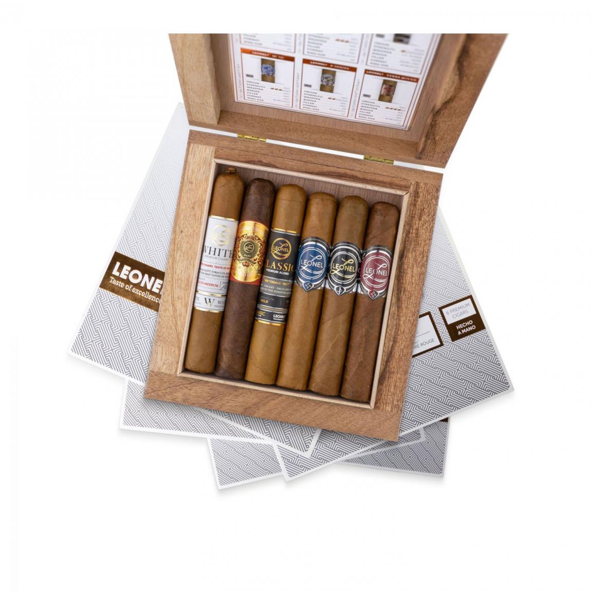 Leonel Cigars Taste Of Excellence Sampler Giftbox Danpipe de