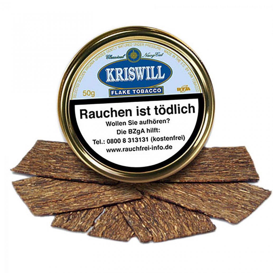 Kriswill Classical Navy Cut (blau) Flake 50g Dose