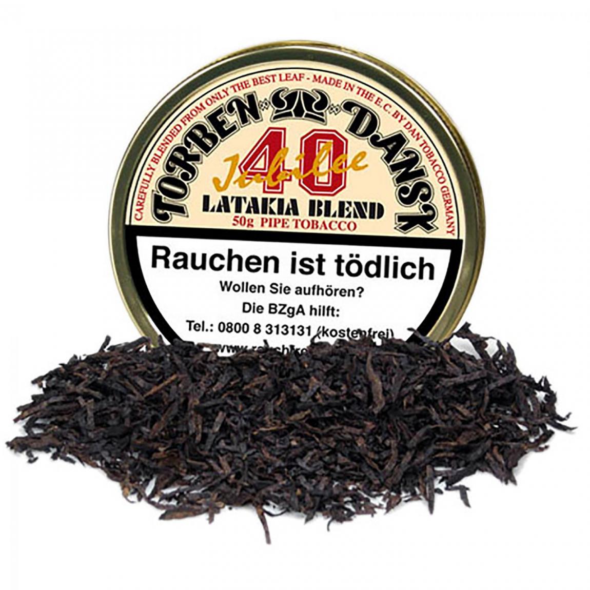 Torben Dansk "40 Jubilee" Smooth Latakia 50g canette H8151-50