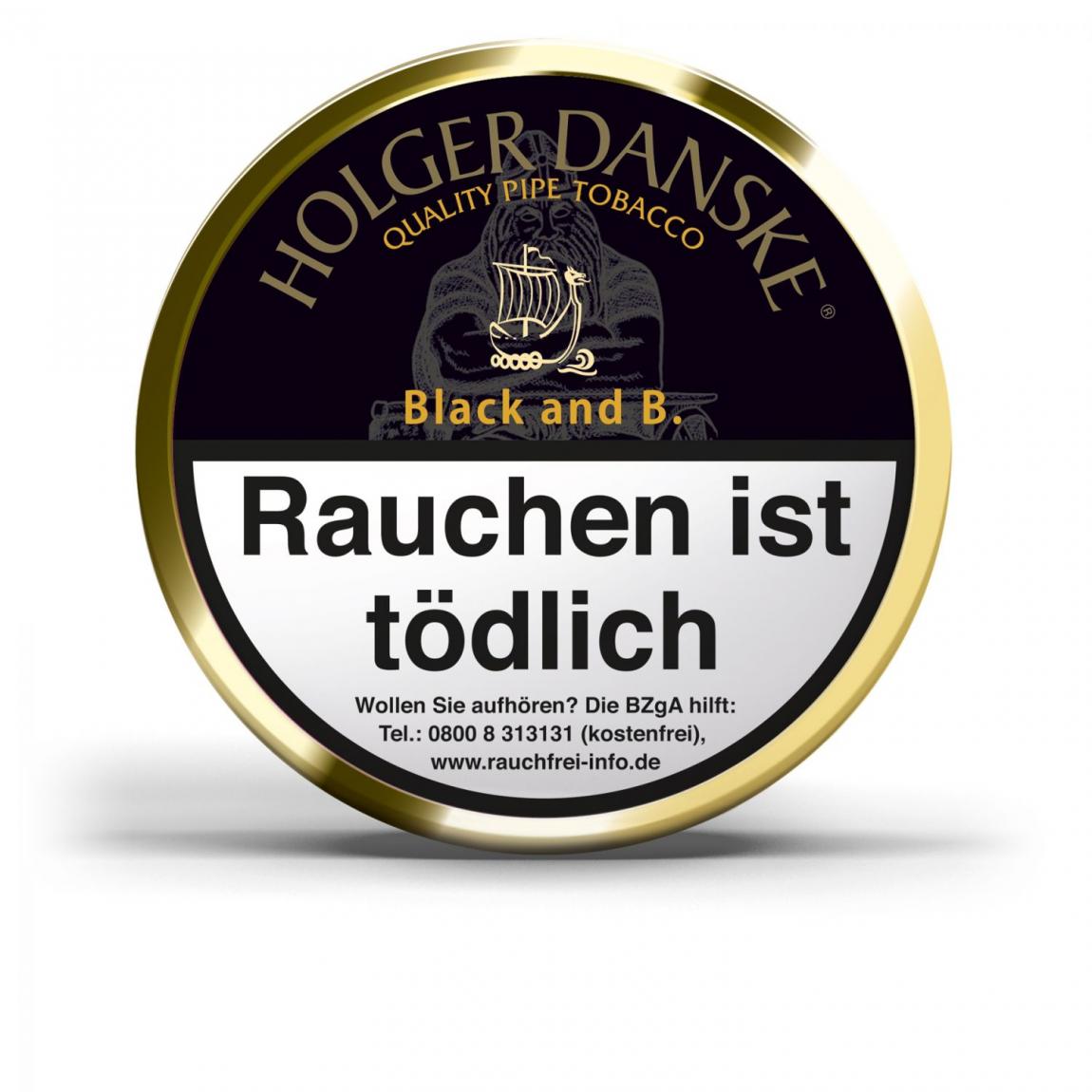 Holger Danske Pipe Tobacco Black and B. 100g Dose