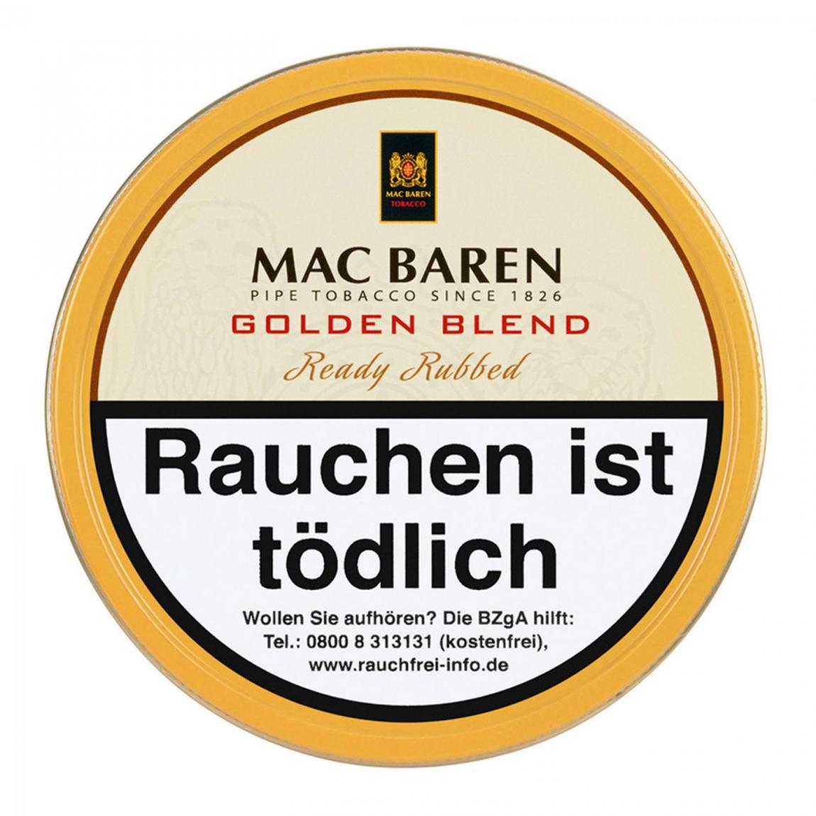 Mac Baren »Golden Blend« Ready Rubbed 100g Dose