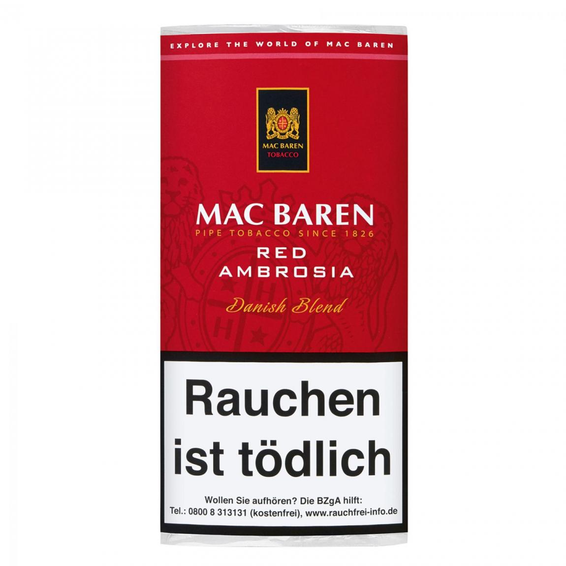 Mac Baren »Red Ambrosia« Danish Blend 50g Pouch