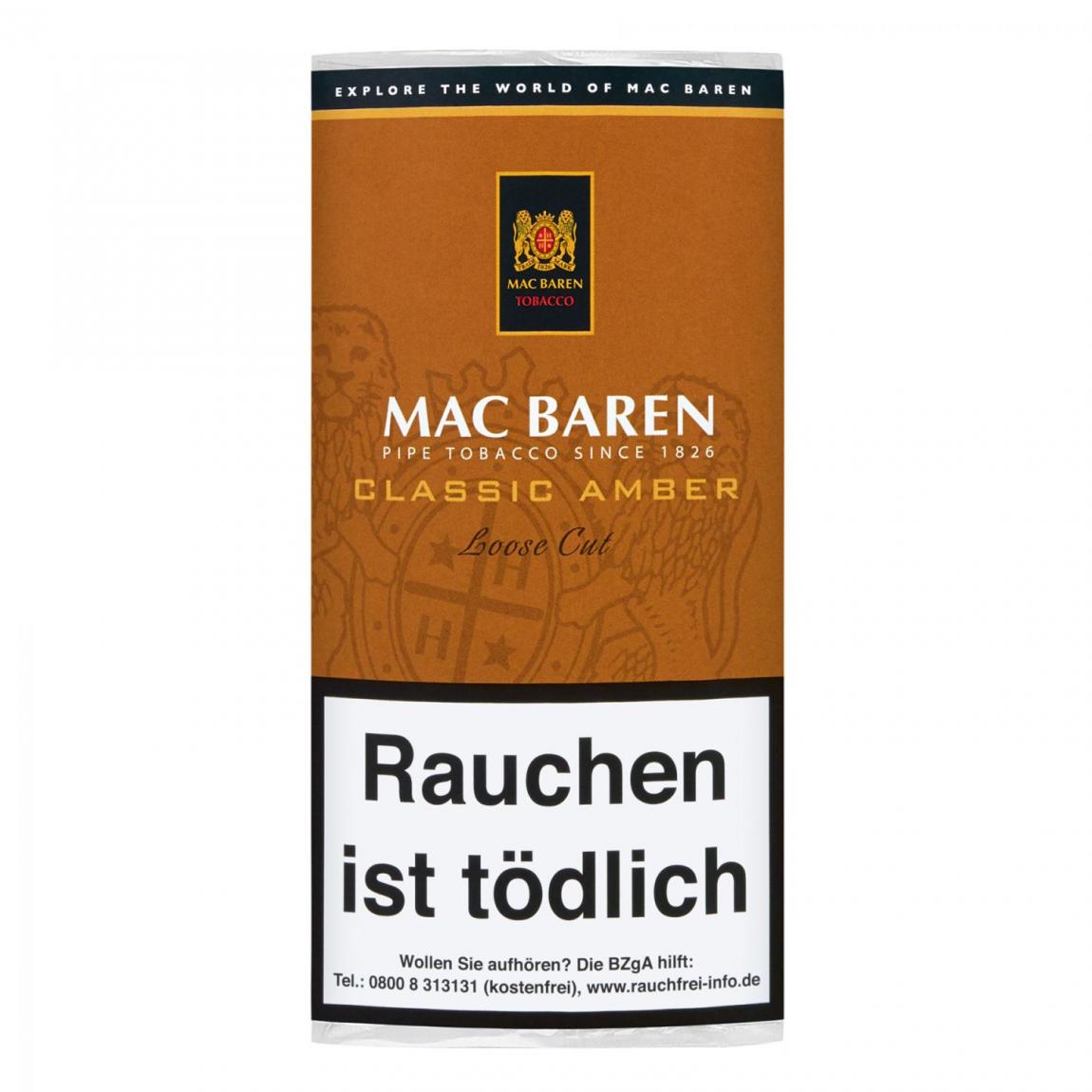 Mac Baren »Classic Amber« Loose Cut 50g Pouch