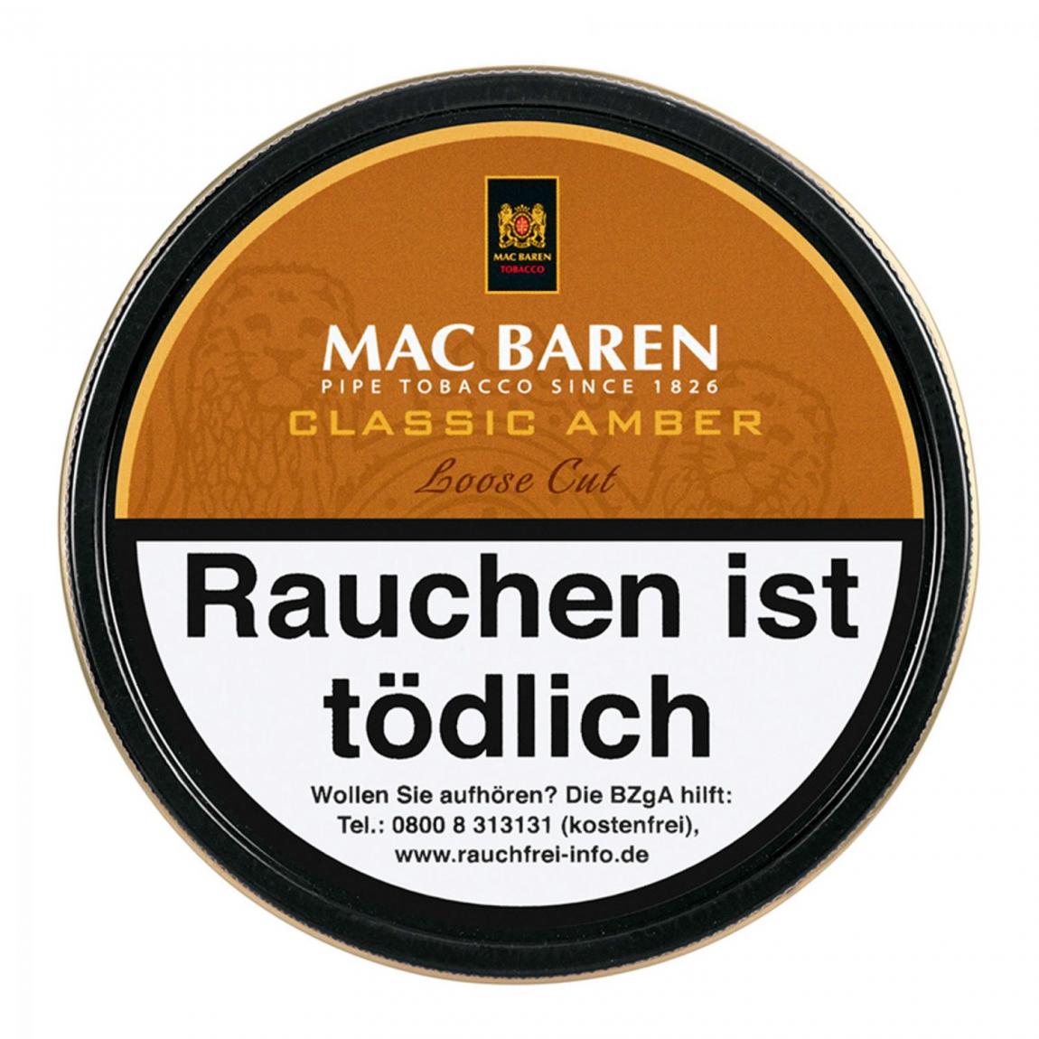 Mac Baren »Classic Amber« Loose Cut 100g Dose