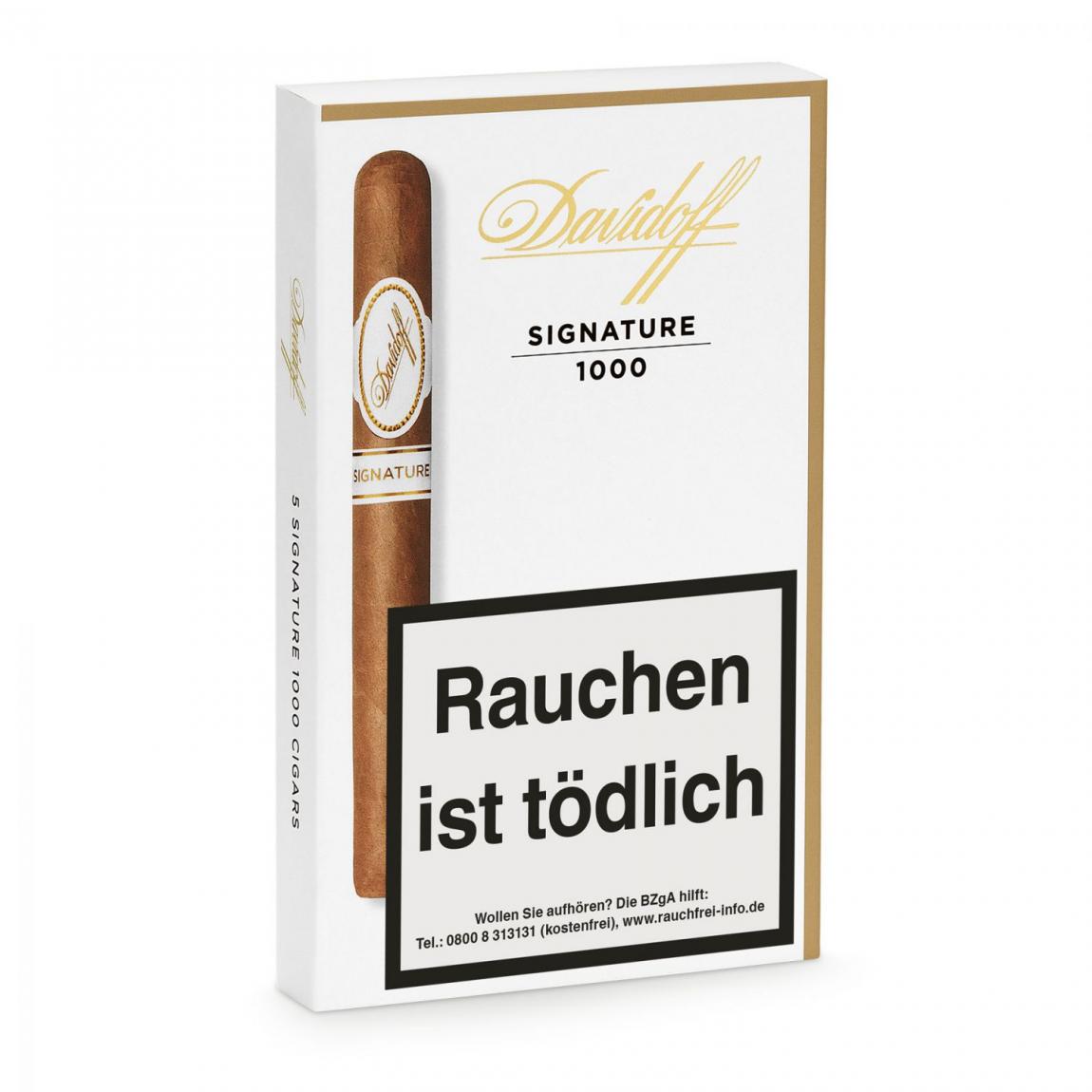 Davidoff »Signature« 1000, 5er Schachtel