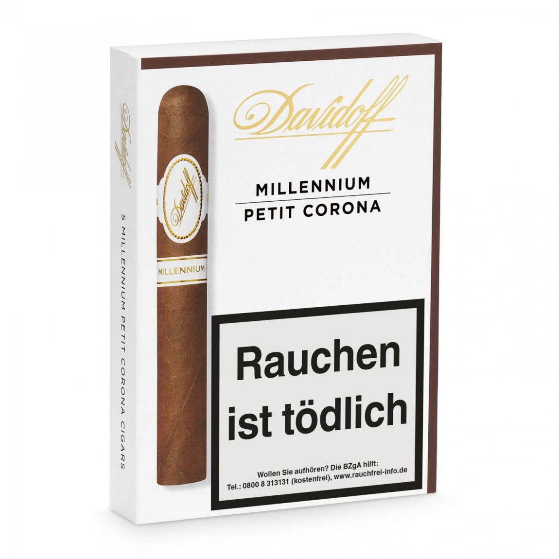 *Davidoff »Millennium« Petit Corona, 5er Schachtel