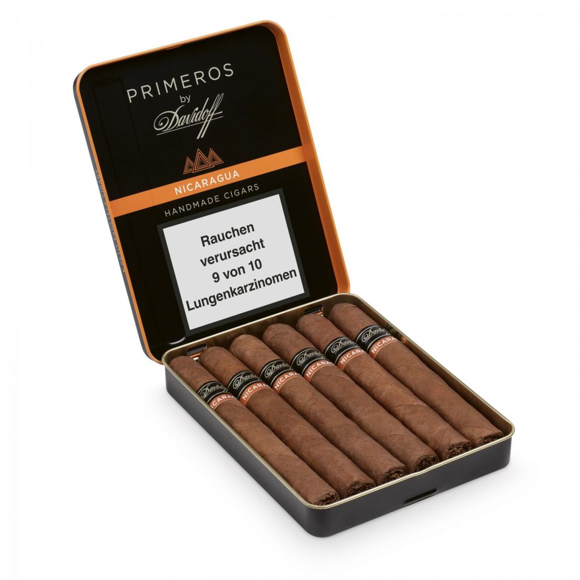 Davidoff »Primeros Nicaragua« Petit Panatelas 6er Schachtel